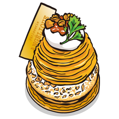 かぼちゃのモンブランタルト